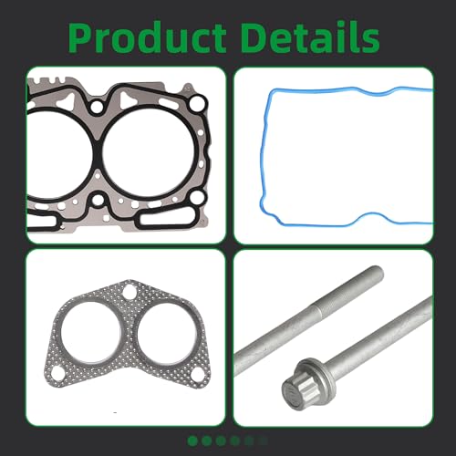 Image of Head Gasket with Bolts Set HS26531PT-3 ES72212, 2010-2012 for Subaru Legacy, 2010-2012 for Subaru Outback, for 2.5L H4 16V SOHC 2458cc, Engine Code: EJ253, HGS4350 HSD2913(55pcs)
