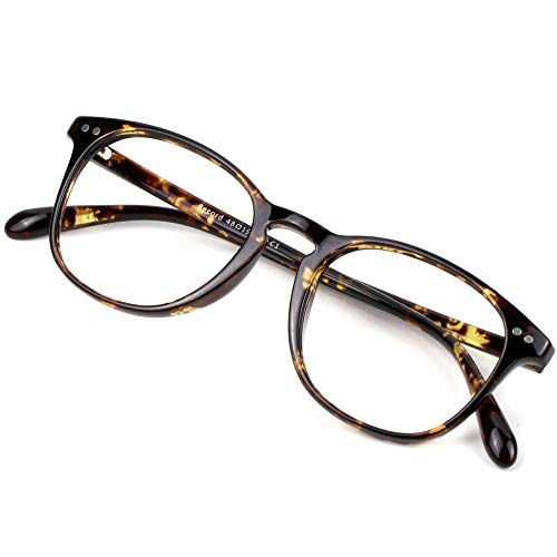 VisionGlobal Blue Light Blocking Glasses for Women/Men, Computer Reading, TV Glasses, Stylish Oval Frame(Floral, 6.00 Magnification)