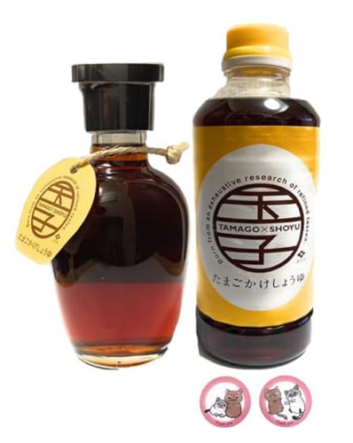 井ゲタ醤油 たまごかけしょうゆ 200ml 詰め替え用 500mlのセット お取り寄せグルメ お土産 ※CRYSTAL POT オリジナルギフトシール付き1枚