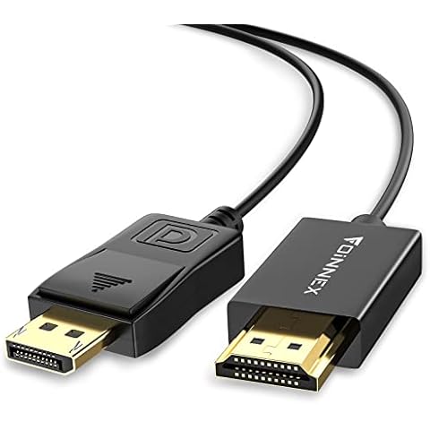 FOINNEX DisplayPort to HDMI Cable 6.6FT Cover