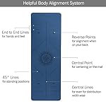 Non-Slip Yoga Mat with Alignment Marks – Lightweight Exercise Mat with Carry Strap for Home Workout or Travel by Wakeman Outdoors - Image 3