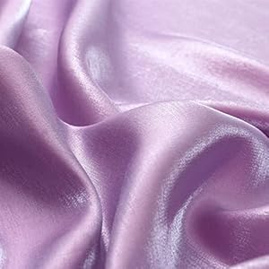 HARICSET Zijde Satijn Stof 150 cm Breed Wenselijk Voor De Constructie Van Nachtkleding Lingerie Podiumkostuum Geschenkdoos Voering En Beddengoed(Size:1.5 * 1m,Color:paars)