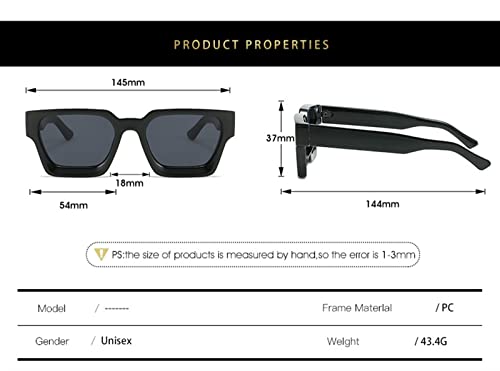 ZENYS Large Frame Outdoor Vacation Men and Women Decorative Sunglasses (Color : C, Size : 1)3