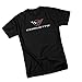 Corvette Modern Emblem -- Chevrolet Adult T-Shirt, Medium