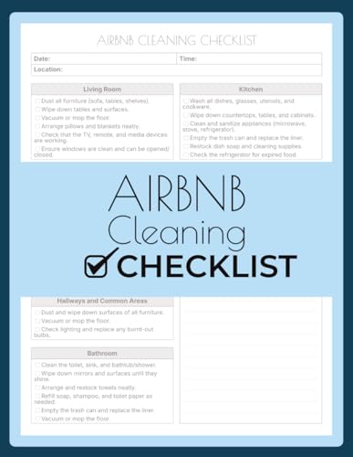 Airbnb Cleaning Checklist: Checklist for a Clean and Comfortable Stay