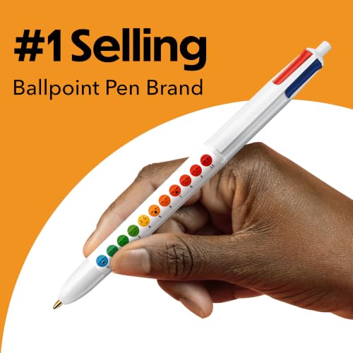 BIC 4-Color Multicolor Ballpoint Pens, 1.0 mm, Healthcare Designs, 3-Count - image 2