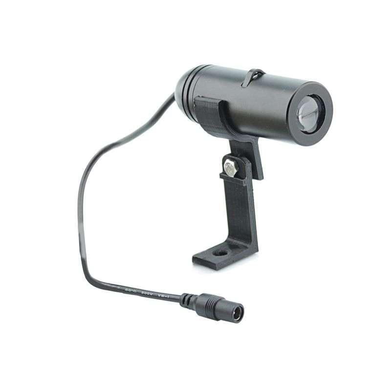 Proyector de diapositivas LED 12V 10mm para imágenes decorativas con pinza orientable