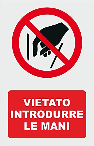 NEW CARTELLO SEGNALETICO - VIETATO INTRODURRE LE