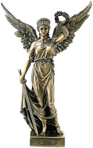 Amazon Co Jp Veronese ヴェロネーゼ 勝利の女神 ニケ 剣 花輪 ギリシャ神話 ブロンズ風 ホーム キッチン