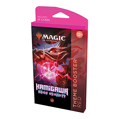 Magic The Gathering - Kamigawa Red Themed Booster - Neon Dynasty (35 Cards) | English Multicolor