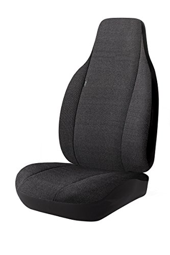 Fia TRS49-37 BLACK TRS40 Solid Wrangler Solid Black Seat Cover (Front Split Seat 40/20/40/Saddle Blanket) #1