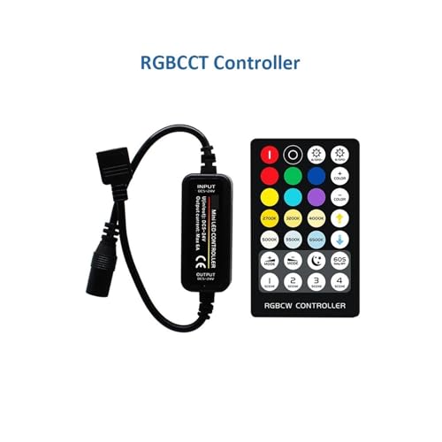 Dimmer LED 24V multi-tension pour ruban RGB et CCT à télécommande IR - 2