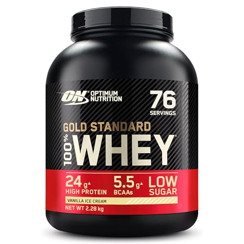 Optimum Nutrition Gold Standard 100% Whey, Poudre de Protéines po...