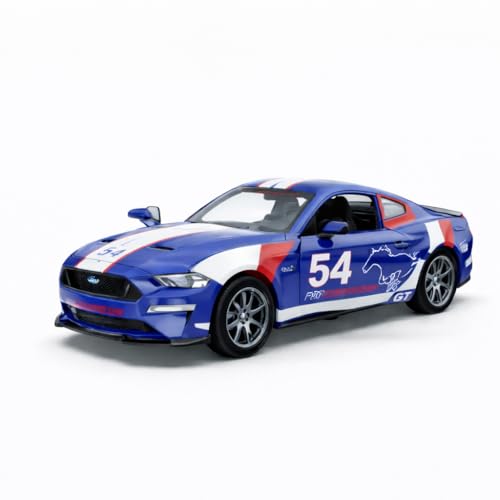 Image of Wizplex MSZ Official Licensed Ford Mustang GT Diecast Model Car 1:32 Scale | Light & Sound | Pull Back Action | Metal Muscle Toy | Collectible Display & Gift
