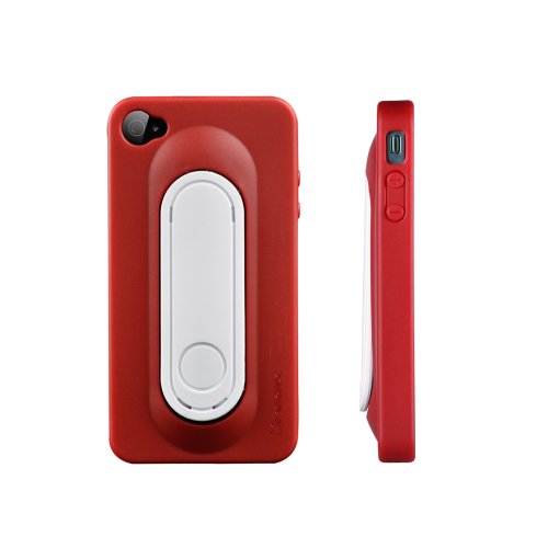 Megix Technology Share Series Protection Case For Iphone 4/4S - Retail Packaging - Red/White #TOP1