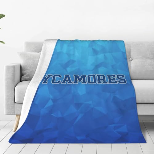 Indiana State Sycamores Original Ultra-Soft Micro Fleece Blanket Multi-Size Flannel Blanket