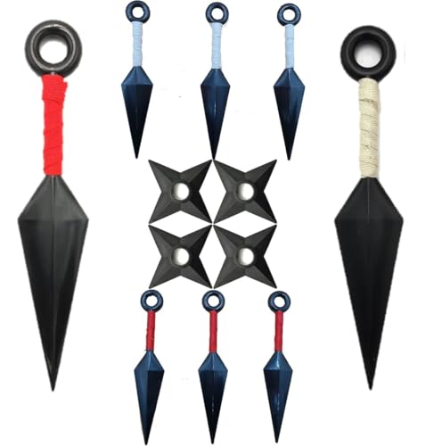 Kunai Ninja Cosplay Props Ninja Themed Costume Plastic Cosplay Accessories Kunai Set Black