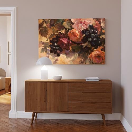 Toile florale douce texturée idée cadeau originale pour maison - 6
