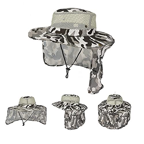 JTRHD Chapeaux de Seau à Large Bord Chapeau de pêche en Plein air Large Mannequin Réglable d'été en Plein air (Couleur : Color 3, Size : One Size) Cover