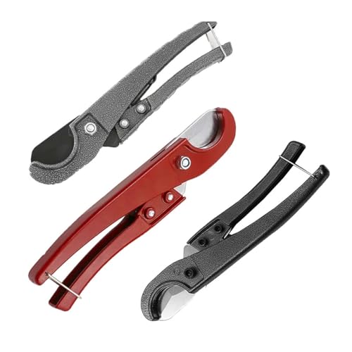 3 cuchillos for cortar tubos de PVC con tijeras manguera bloqueo, herramienta manual for plástico PEX para Corte