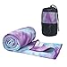ATIVAFIT Toalla de Yoga Antideslizante, Supersuave, Absorbente, tamaño Yoga, Pilates y Entrenamientos, 188 x 64 cm