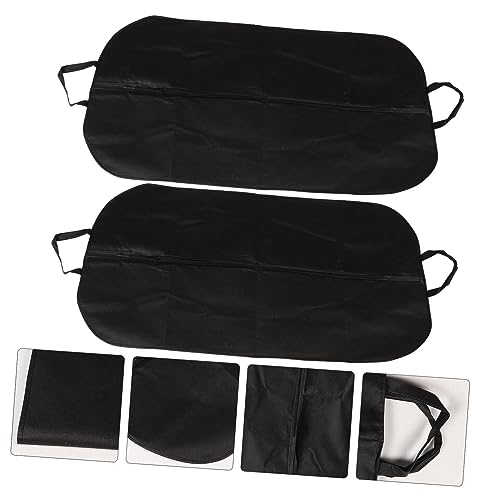 2pcs Suit Cover Garment Bags Travel Business Folding Hanging Bag Easy-clean Clothes Protector for Home Bedroom Medium3