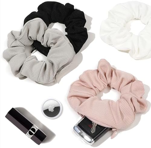 Scrunchie With Zipper Pocket - How To Make A Stash Scrunchie ⋆ A Rose Tinted World