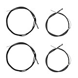 XCRUI 2Pair Bike Brake Cable, Front and Rear Brake Cable ，Bicycle Brake Cables for Road Bike/Mounta