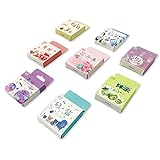 Material: Papier. WJGJ Kawaii Sticker Set für Teens/Girls Wasserdichte Vinyl-Aufkleber (8 Set, 400 Stück)