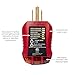 Gardner Bender GFI-3501 Ground Fault Receptacle Tester & Circuit Analyzer, 110-125V AC, for GFCI / Standard / Extension Cords & More, 7 Visual LED Tests , Red