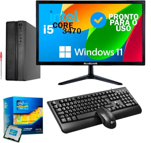 MINI COMPUTADOR COMPLETO INTEL I5 3ª, 16GB DDR3, SSD 240GB + MONI...
