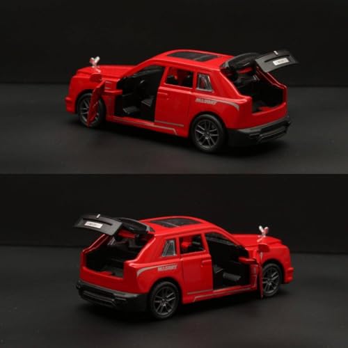 Image of SHAKTISM Rolls Royce Die-cast Model Car, 1:32 Scale, Pull Back Action, Opening Doors, for Boys, Girls & Collectors (Red-Diecast Metal Car)