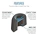 Comply Memory Foam Replacement Earbud Tips for Bang and Olufsen Play Beoplay Earbuds | Ultimate Comfort, Secure Fit, Superior Noise Isolation | Black, Large (3 Pairs)