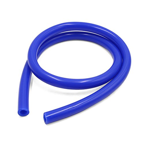 uxcell 1M Length 10 x 16mm Blue Silicone Heat Resisting Vacuum Hose Tube Pipe for Car