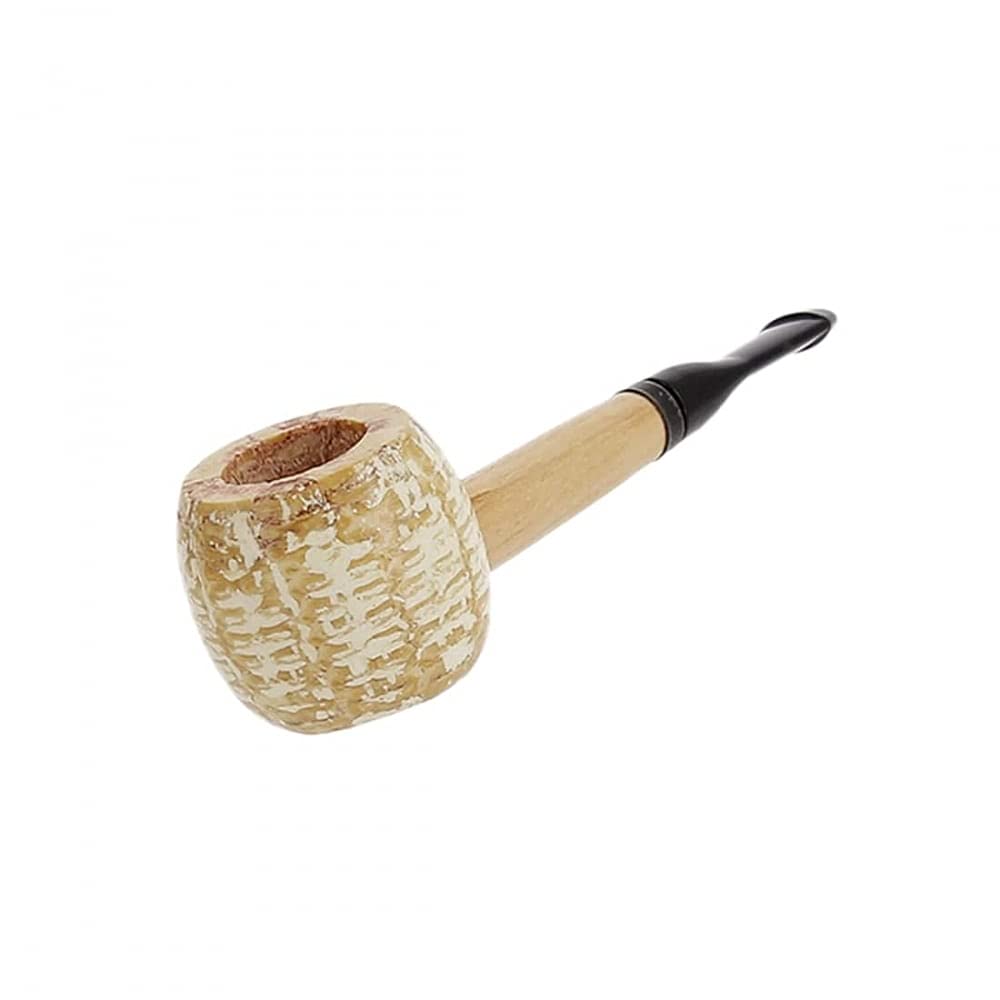 Missouri Meerschaum Pipe Corn Polished wąż czarny