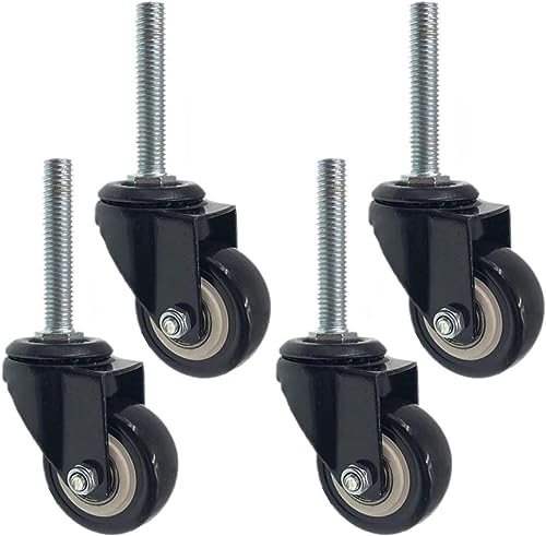 Castor Wheels,2 Inch Swivel Stem Caster Wheels Threaded Stem...