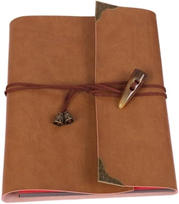 Vintage Photo Album Tie Rope DIY Leather Commemorative Book Box