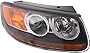 Evan-Fischer Headlight Assembly Compatible with 2007-2009 Hyundai Santa Fe Halogen Passenger Side