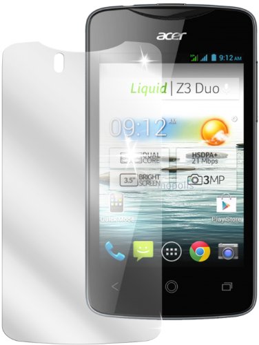 Ecultor I 6x Schutzfolie klar passend für Acer Liquid Z3 Folie Bildschirmschutzfolie