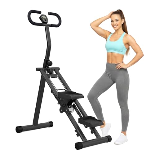 Kaunopilis Vertical Climber & Stair Stepper for Home - Full Body Workout, Adjustable Height, Folding Climber Exercise Machine, Cardio & Strength Training Fitness Equipment (STAIR CLIMBER)
