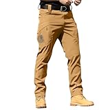 Herren Cargohosen Reißverschluss Jogginghosen Baggy Chino Hosen Baumwolle Arbeitshose Pant...