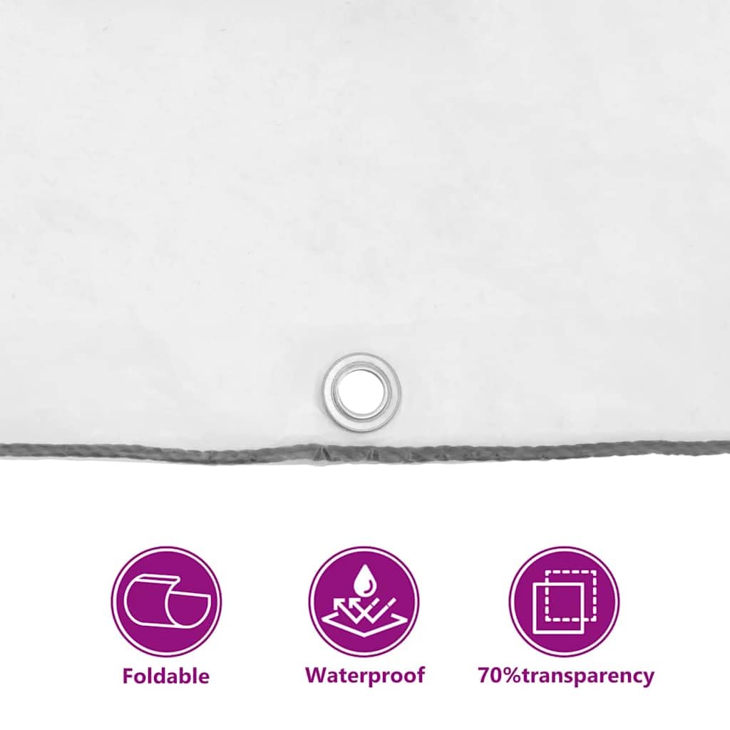 vidaXL Funda para Plantas con Ojales 3x10 m Polietileno, Cubierta para huerto, Cubierta de Cultivo, Cubierta de jardinería, Cubierta de Invernadero