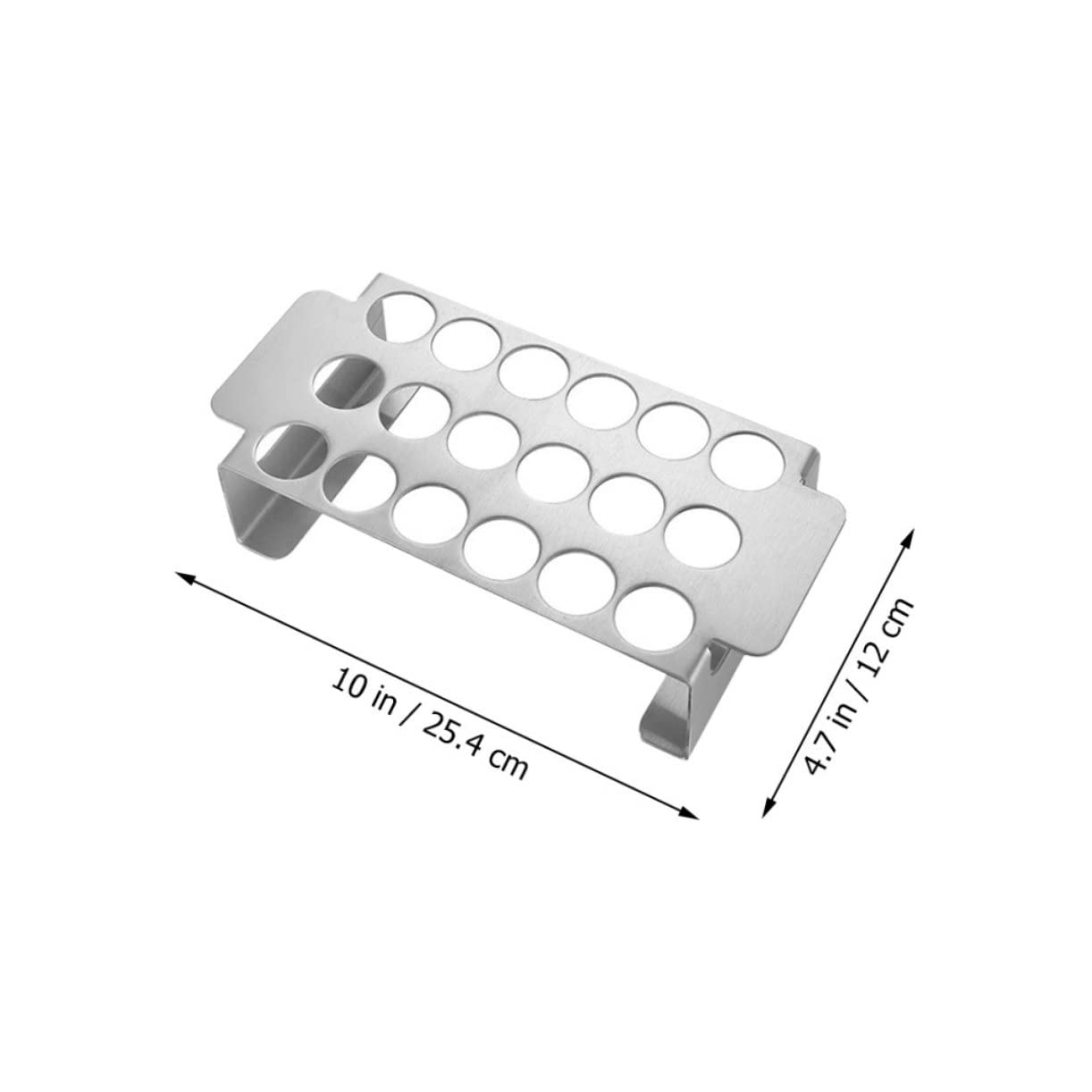 Toyvian 2pièces Barbecue Acier Inoxydable Support pour Piments Jalapeños Accessoires pour Barbecue Et Fumoir