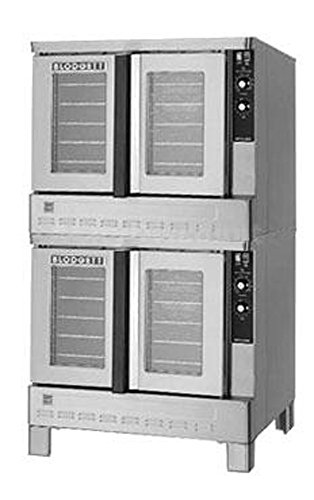 Blodgett ZEPH-100-E DBL Convection Oven, Electric, Full/Standard Size, Porcelain Interior, Stainless Steel Exterior, 2 Decks, 5 Pan Capacity, Per Compartment 208v/60/3-ph