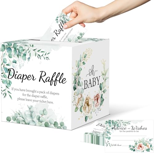 Cinsoen CBSG-0330 Greenery Windel-Gewinnspiel-Box 50 Stück