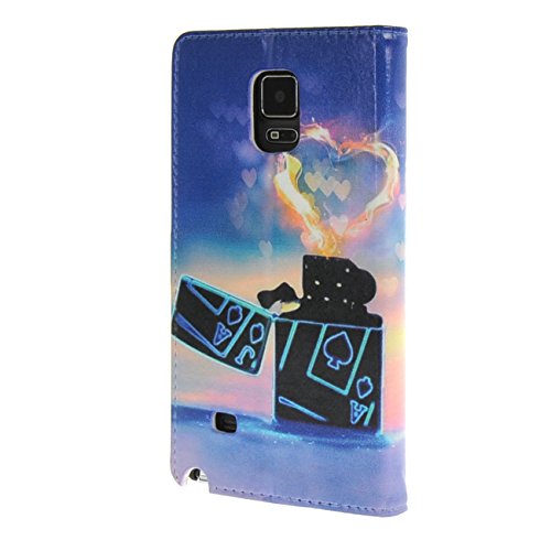 Coque Note 4 Écran Protégé MOONCASE Étui à Rabat Cuir Portefeuille Anti Rayures A07 - 2