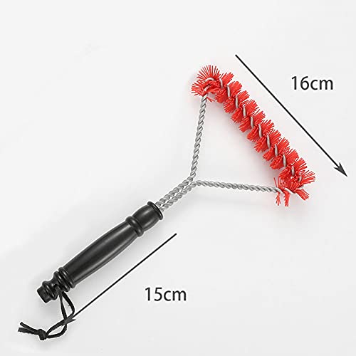 BBQ barbecue borstel gereedschap krullend nylon draad borstel reinigingsborstel roestvrijstalen reinigingsborstel - Image 3