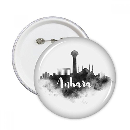 Badge rond Ankara Turquie XXL pour masquer un accroc ou raviver un vêtement terne