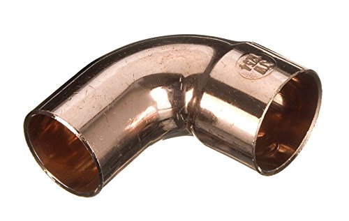 54mm Endfeed 90 Degree Street Elbow (Known as 54mm Copper Pipe Fittings / 54mm Copper Fittings / 54mm Copper Elbow Also Available in 15mm, 22mm, 28mm, 35mm, 42mm and 54mm)