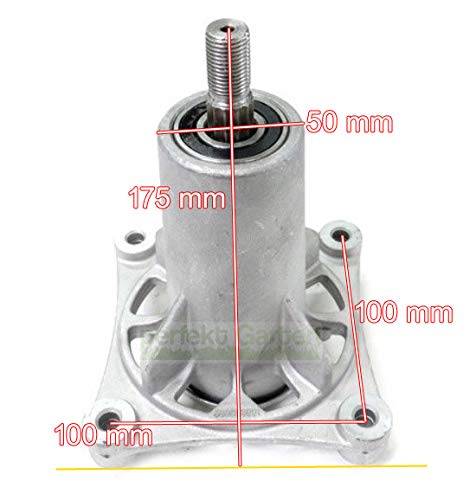 Husillo para cortacésped Husqvarna YT 42CS 46LS, YTH184T YTH224TFI / 5871216-05, 5808560-01